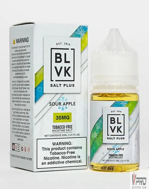 ICE Sour Apple - BLVK Salt Plus 30mL BLVK
