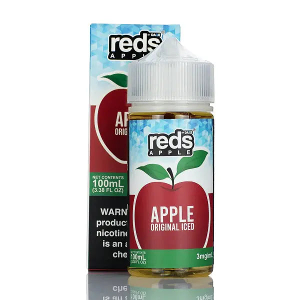 ICED Apple - Reds Apple - 7 Daze 100mL 7Daze E-Liquid