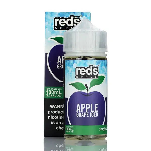 ICED Grape - Reds Apple - 7 Daze 100mL 7Daze E-Liquid