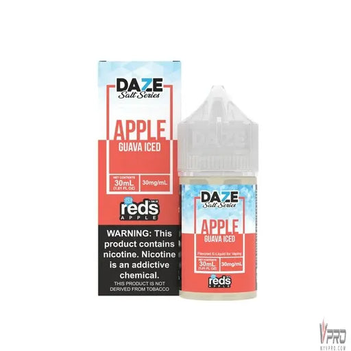 ICED Guava - Reds Apple Syn - 7 DAZE SALT 30mL 7Daze E-Liquid