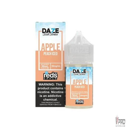 ICED Peach - Reds Apple Syn - 7 DAZE SALT 30mL 7Daze E-Liquid