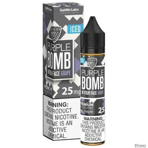 ICED Purple Bomb - VGod SaltNic 30mL VGOD E-Liquid