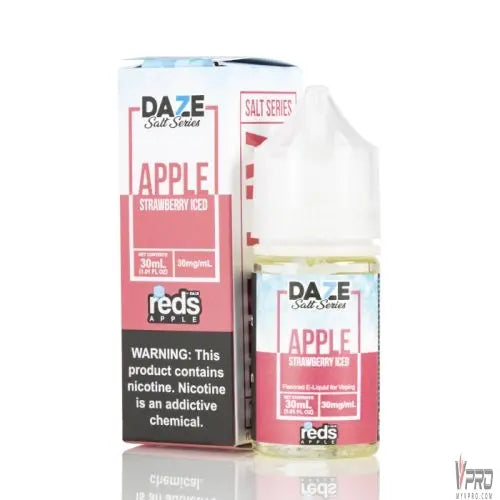 ICED Strawberry - 7 Daze Reds Apple Salt 30mL 7Daze E-Liquid