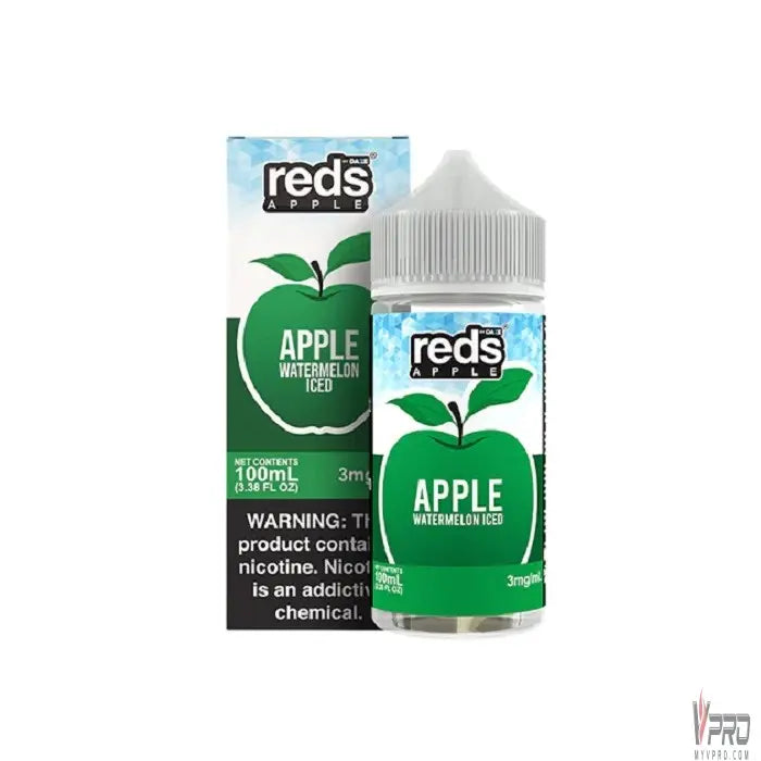 ICED Watermelon - Reds Apple - 7 Daze 100mL 7Daze E-Liquid