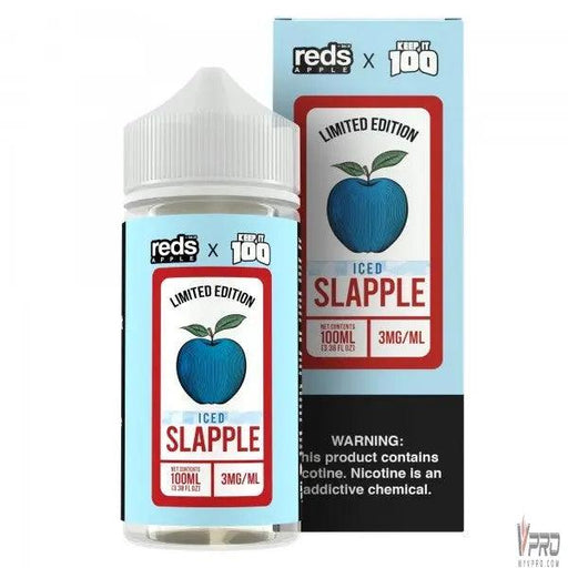 Iced Slapple - 7 Daze Reds x Keep It 100 100mL 7Daze E-Liquid