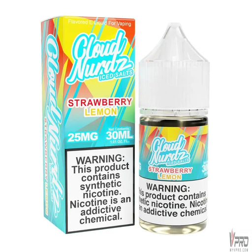 Iced Strawberry Lemon - Cloud Nurdz Salts 30mL Cloud Nurdz E-Liquid