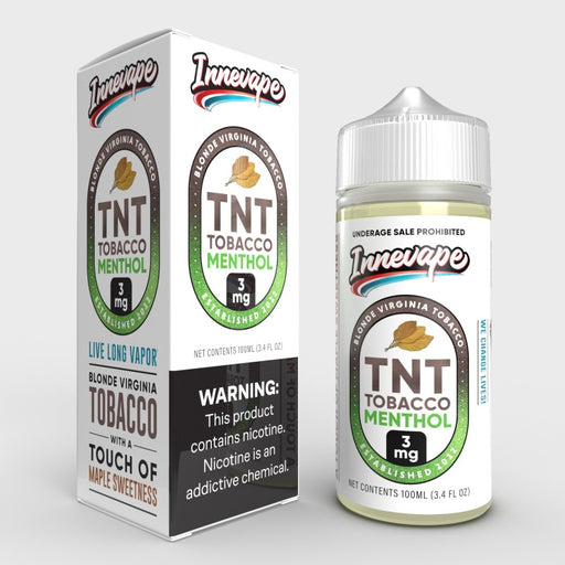 TNT Tobacco Menthol - Innevape 100mL - MyVpro