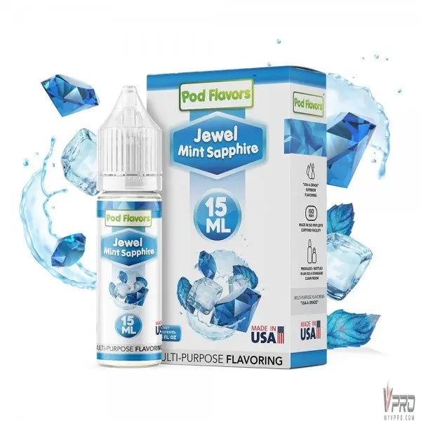 Jewel Mint Sapphire - Pod Flavors 15mL - MyVpro
