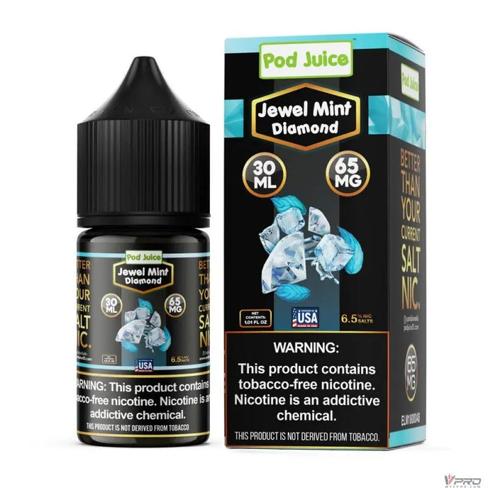 Jewel Mint Series - Pod Juice BOLD Synthetic Salt TFN 30mL (65mg Totally 3 Mint Flavors) Pod Juice