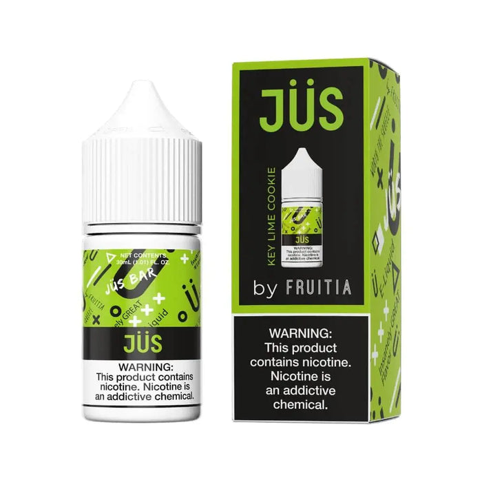 Jus By Fruitia Nicotine Salt E-Liquid 30ML (35mg/ 50mg Total 5 Flavors) Fresh Farms