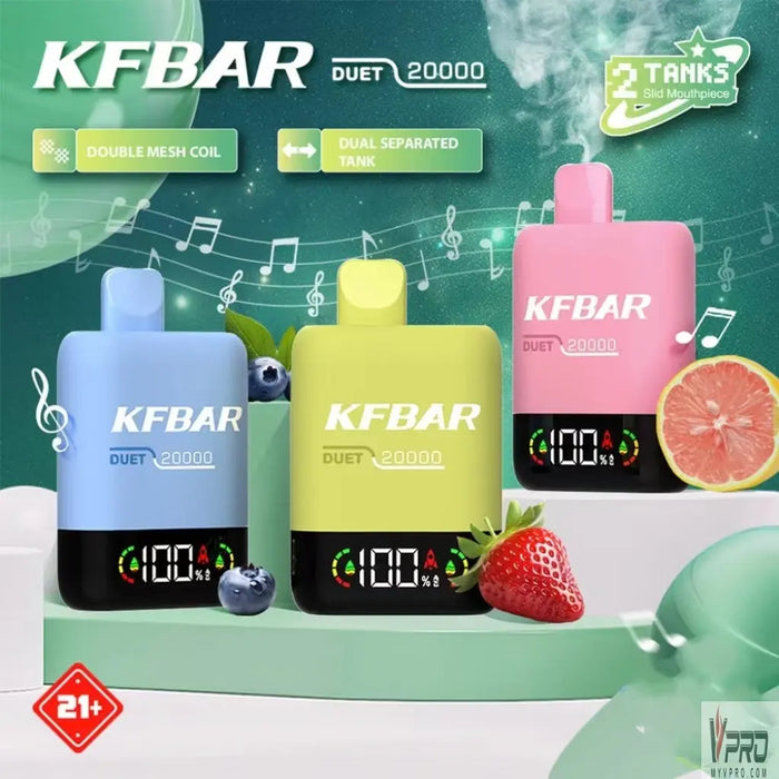 KFBAR Duet 20K Puffs Disposable - MyVpro