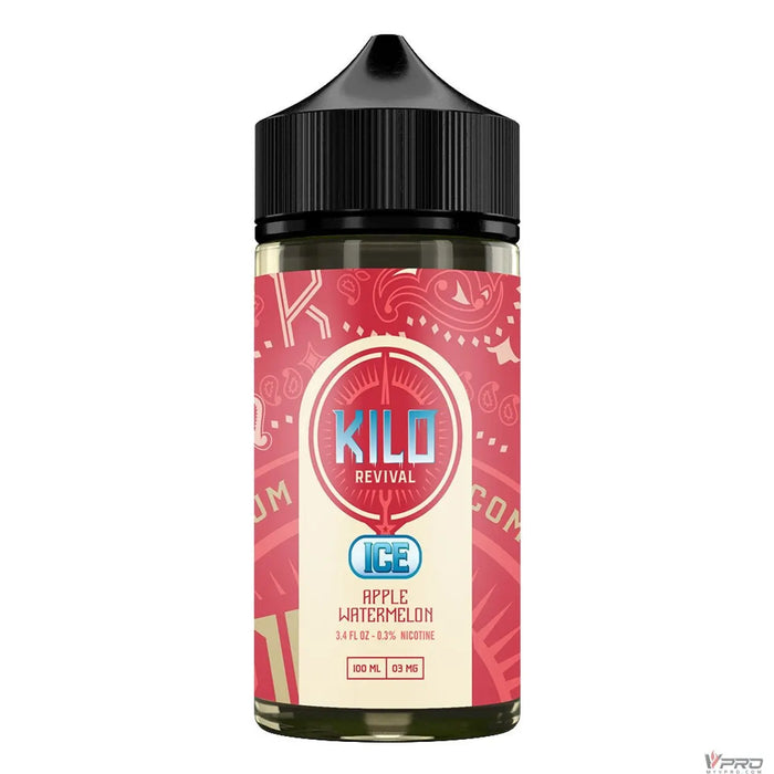KILO Revival ICE Synthetic Nicotine E-Liquid 100ML (0mg/ 3mg/ 6mg Totally 6 Flavors) Kilo E-Liquids