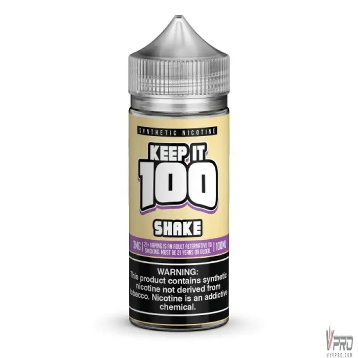 Keep It 100 Synthetic Nicotine E-Liquid 100mL - MyVpro