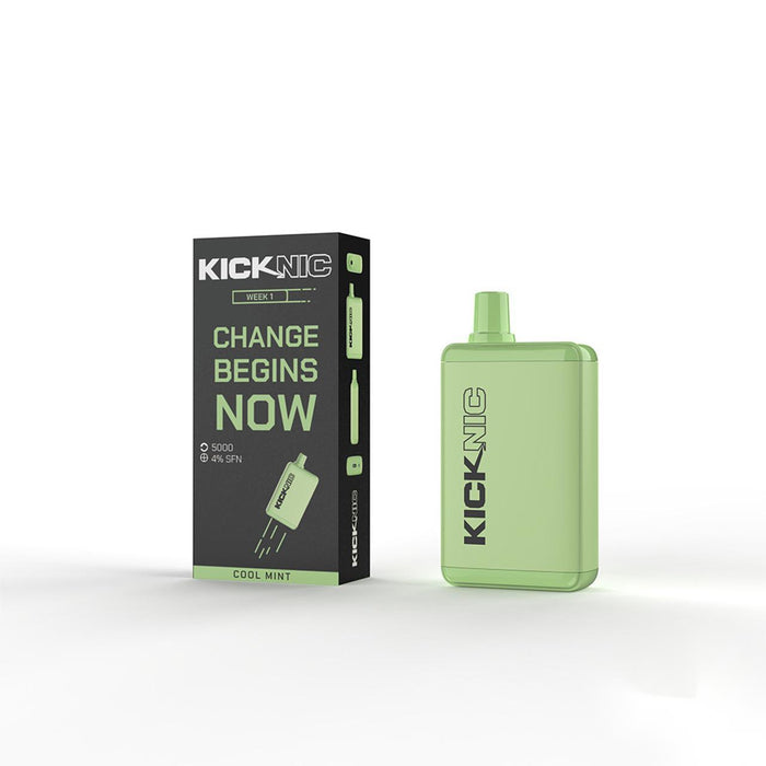 KickNic 5K Nicotine-Free Disposable Vape | 4-Week NoNic6 Quit Plan