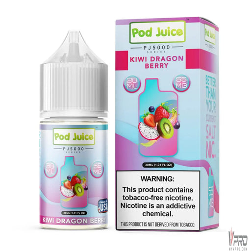 Kiwi Dragon Berry - Pod Juice PJ5000 Synthetic Salt 30mL Pod Juice