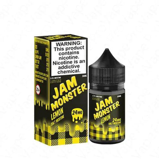 Lemon Limited Edition - Jam Monster Salt 30mL Monster Vape Labs