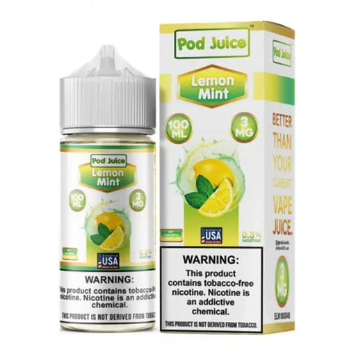 Lemon Mint - POD Juice Synthetic 100mL Pod Juice