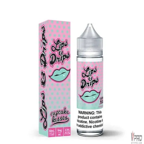 Lips & Drips Cupcake Kisses 60ml E Liquids - MyVpro