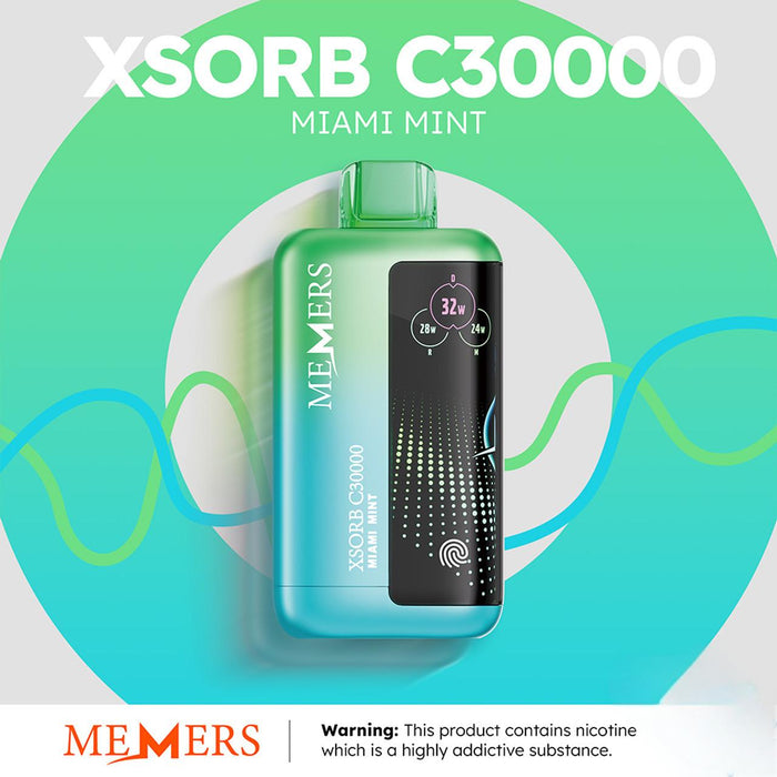 Memers Xsorb C30000 Puffs 24mL Disposable