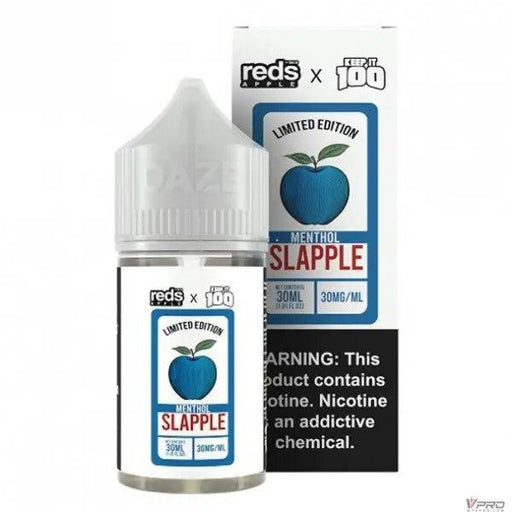 Menthol Slapple - 7 Daze Reds x Keep It 100 Synthetic Salt - 30ML 7Daze E-Liquid