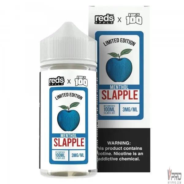 Menthol Slapple - 7 Daze Reds x Keep It 100 100mL 7Daze E-Liquid