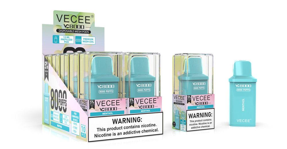 VECEE By Yocan 8000 Puffs Disposable Pod