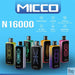 Micco N16000 Puffs Disposable Micco