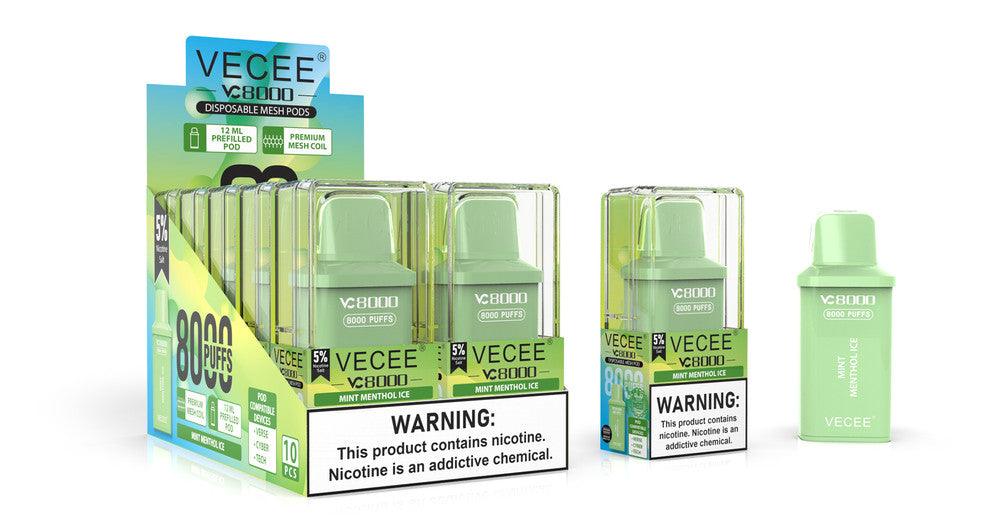 VECEE By Yocan 8000 Puffs Disposable Pod