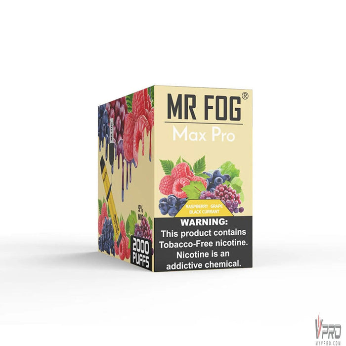 Mr Fog Max Pro 2000 5% TFN Disposable Mr Fog