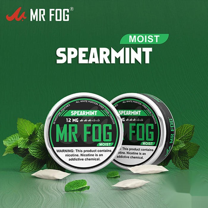 Moist Spearmint – Mr Fog Nicotine Pouches