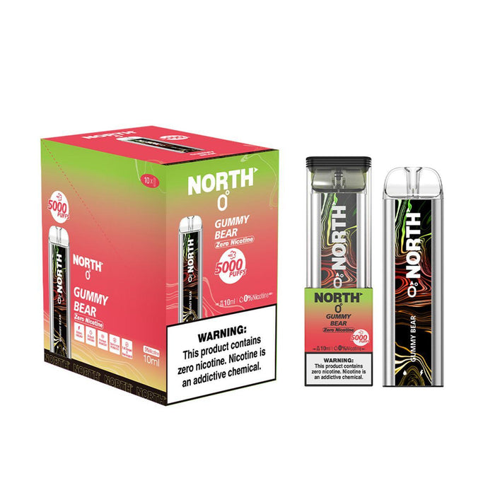 North 5000 Puffs 0% Disposable