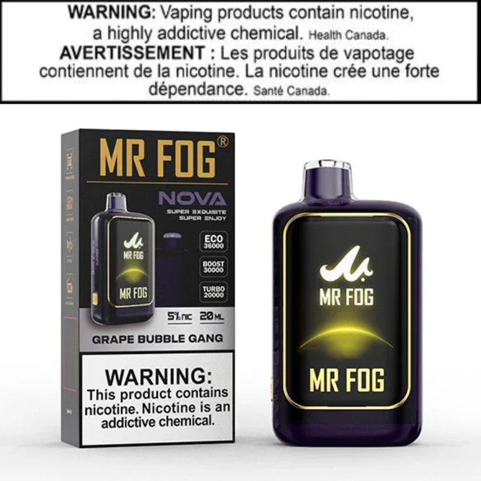 Mr Fog Nova 36K Puffs 20mL Disposable