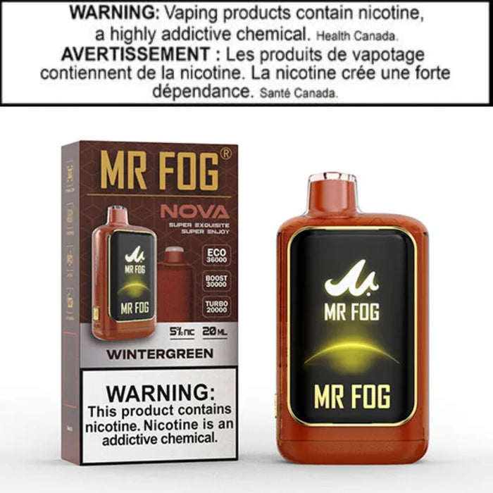 Mr Fog Nova 36K Puffs 20mL Disposable