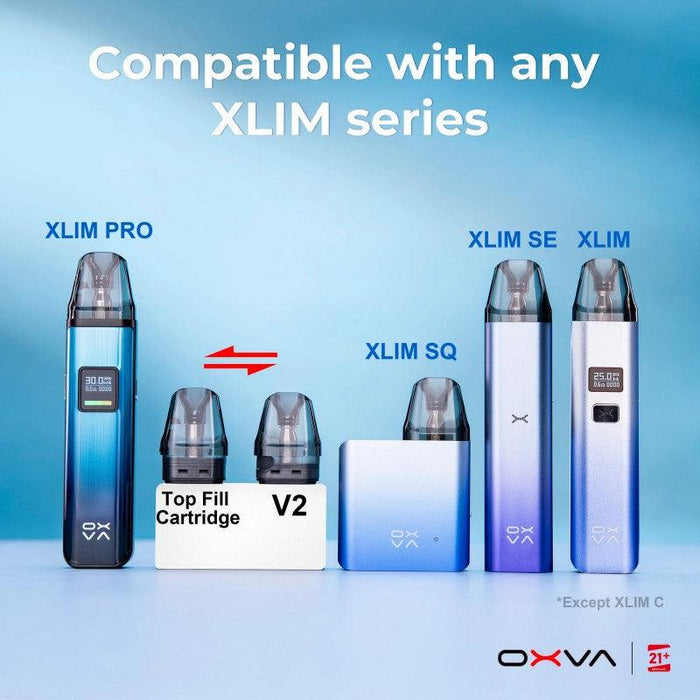 OXVA XLIM Top Fill Cartridges 3pk - MyVpro