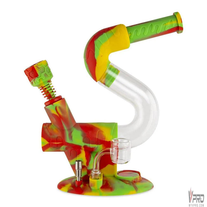 Ooze Swerve Silicone Glass Water Pipe Ooze