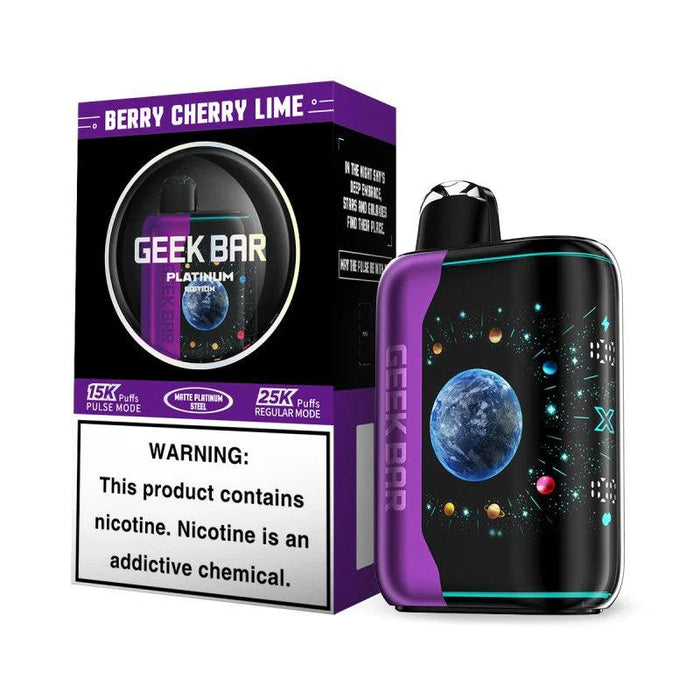 Geek Bar Pulse X Platinum Edition 25K Puffs 18mL Disposable