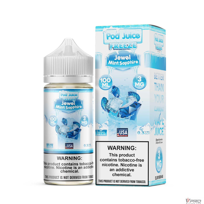 POD Juice Freeze Synthetic Nicotine E-Liquid 100ML (0mg/ 3mg/ 6mg Totally 8 Flavors) Pod Juice