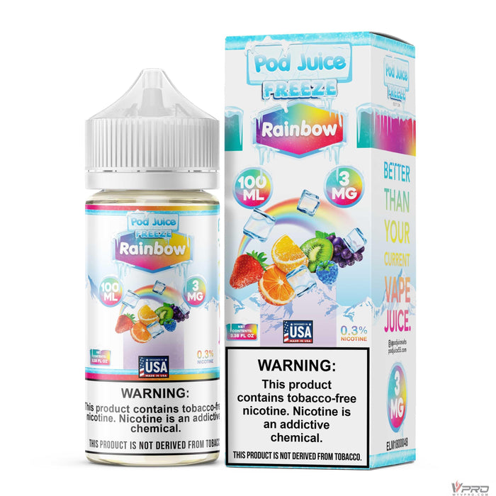 Buy POD Juice Freeze Synthetic Nicotine E-Liquid 100mL