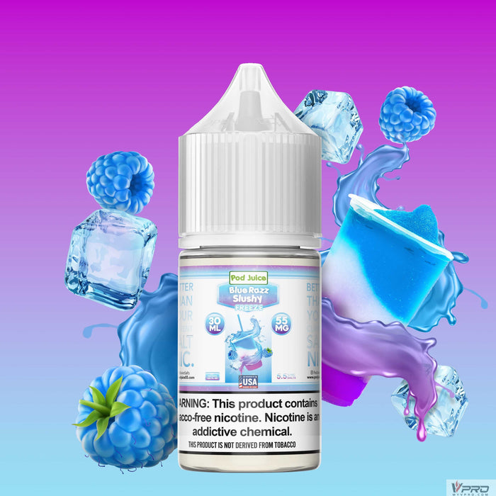 POD Juice ICED Synthetic Nicotine Salt E-Liquid 30ML 55mg (Totally 18 Flavors) Pod Juice