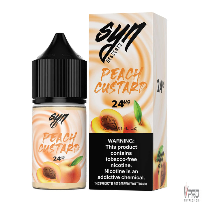 Peach Custard - Syn Salt 30mL Syn