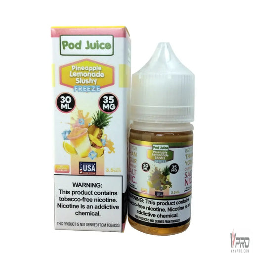 Pineapple Lemonade Slushy Freeze - POD Juice Synthetic Nic Salt 30mL Pod Juice