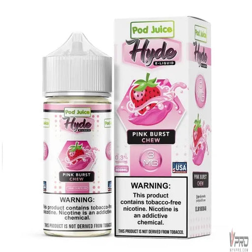 Pink Burst Chew - Hyde Pod Juice Synthetic 100mL Pod Juice