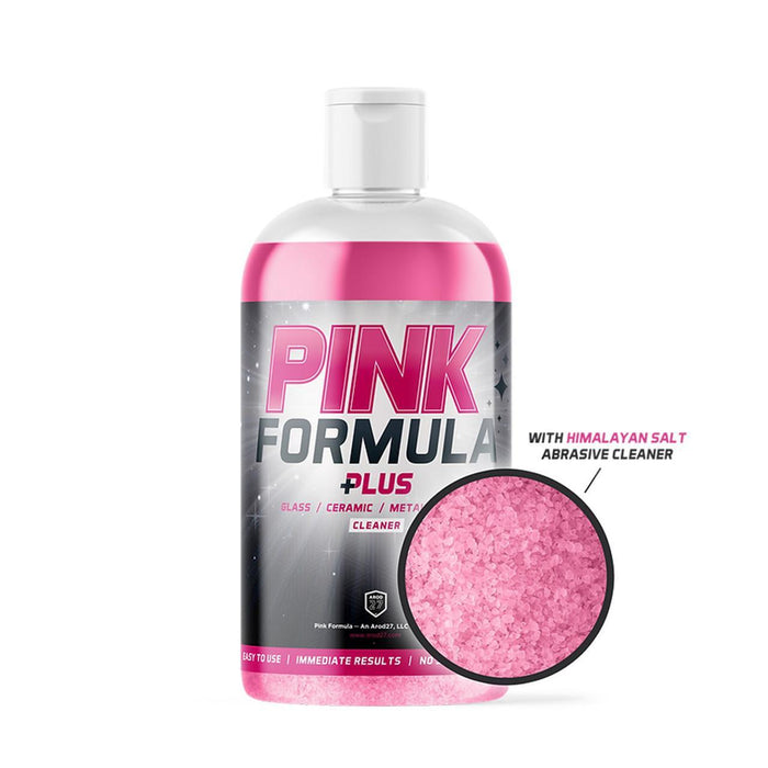 Pink Formula Plus Glass + Ceramic + Metal + Pyrex Cleaner