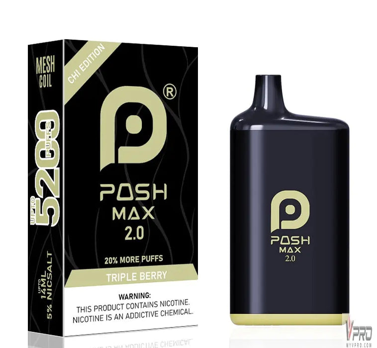 Posh Max 2.0 5200 Disposable 5% Posh