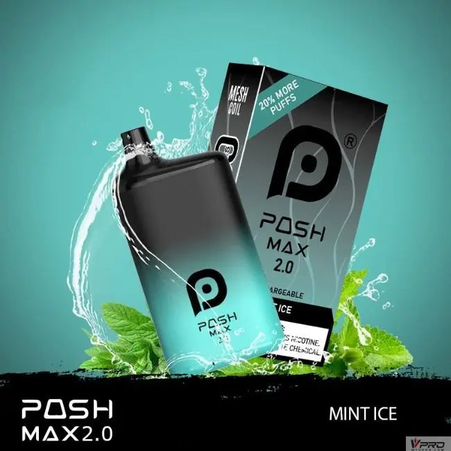 Posh Max 2.0 5200 Puffs 5% Nicotine  Disoosable Posh