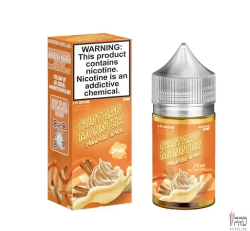 Pumpkin Spice - Custard Monster Synthetic Salt 30mL Monster Vape Labs