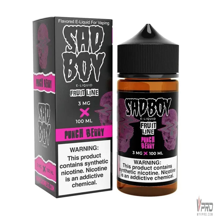 Punch Berry - SadBoy Synthetic 100mL Sad Boy E-Liquids