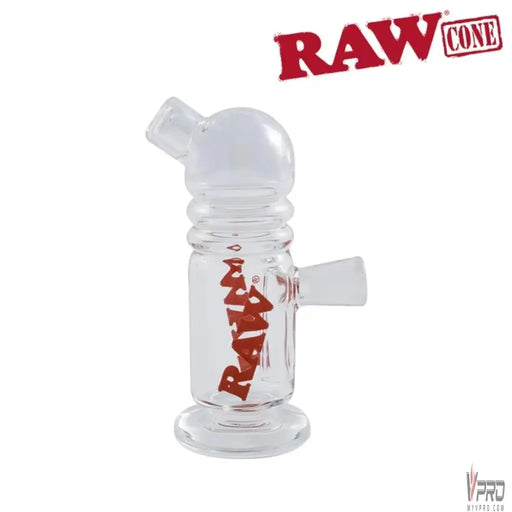 RAW Cone Glass Hand Pipe Bubbler - MyVpro