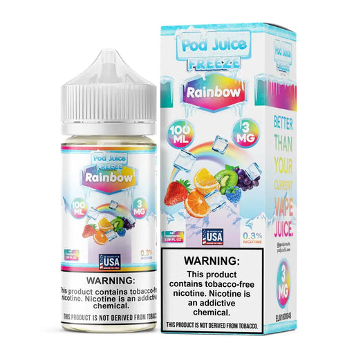 Rainbow Freeze -POD Juice Synthetic 100mL Pod Juice