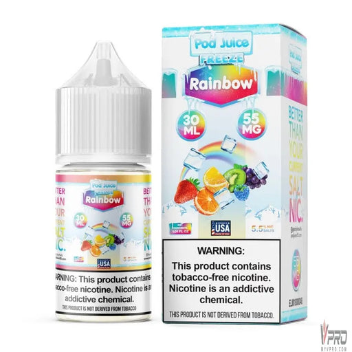 Rainbow Freeze - POD Juice Synthetic Nic Salt 30mL Pod Juice